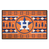 Houston Astros Holiday Sweater Starter Mat Accent Rug - 19in. x 30in.