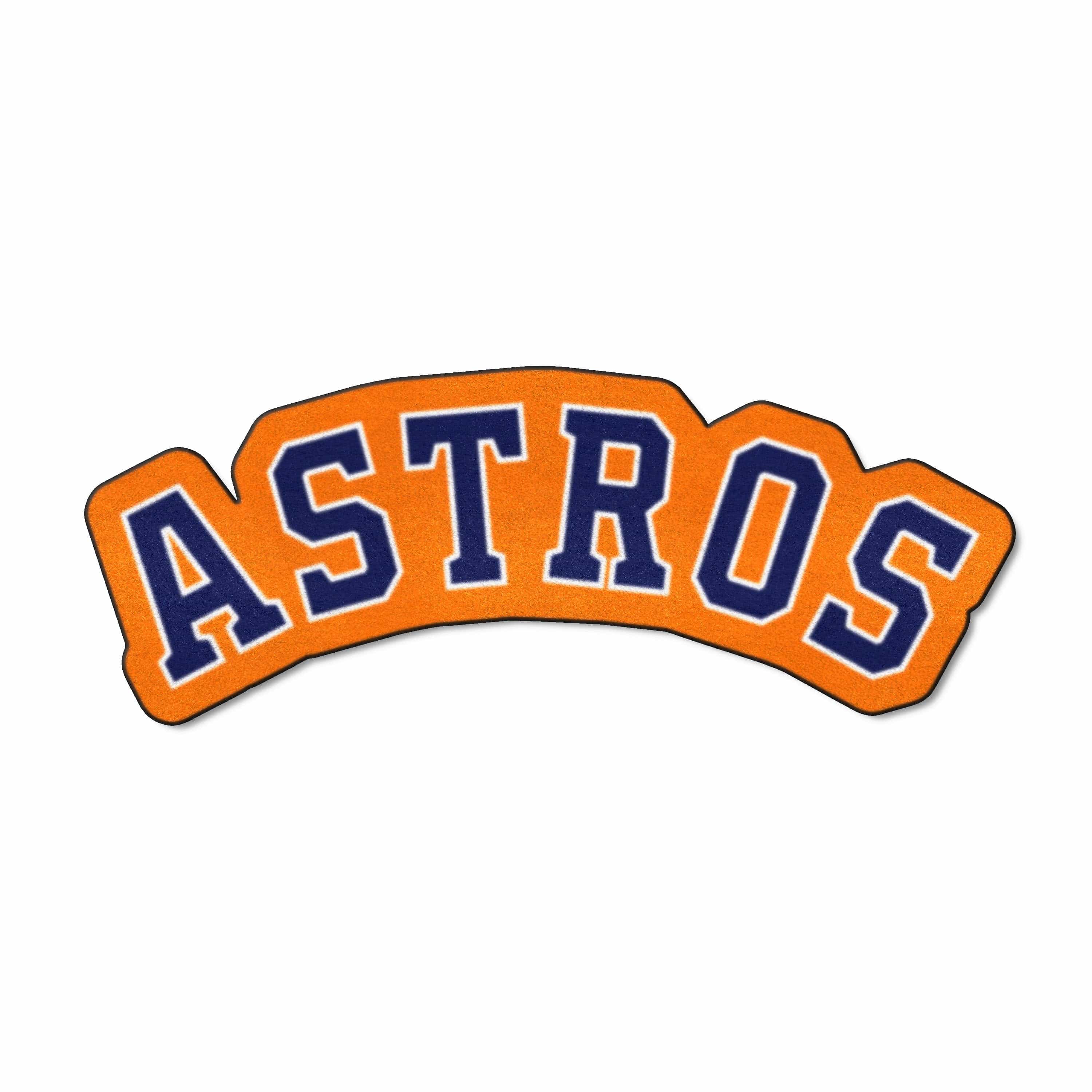 Houston Astros Mascot Rug "Astros" Wordmark - Houston Astros