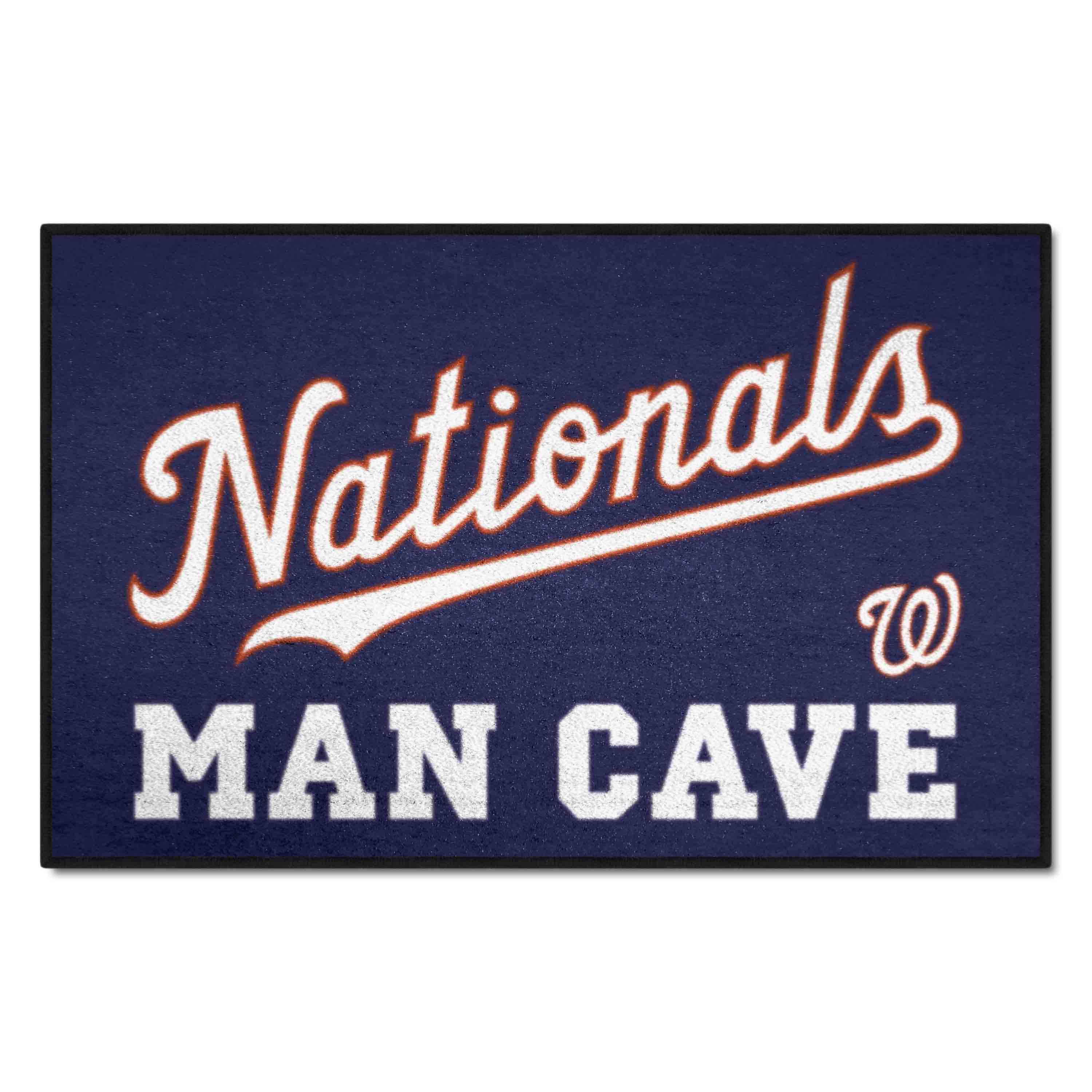 Washington Nationals Man Cave Starter Mat Accent Rug - 19in. x 30in.