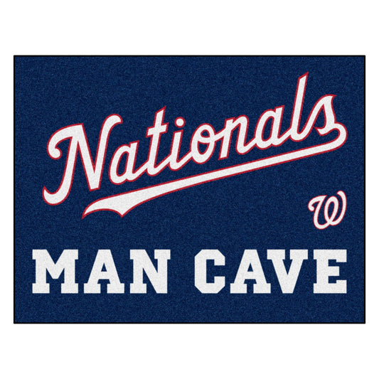 Washington Nationals Man Cave All-Star Rug - 34 in. x 42.5 in.