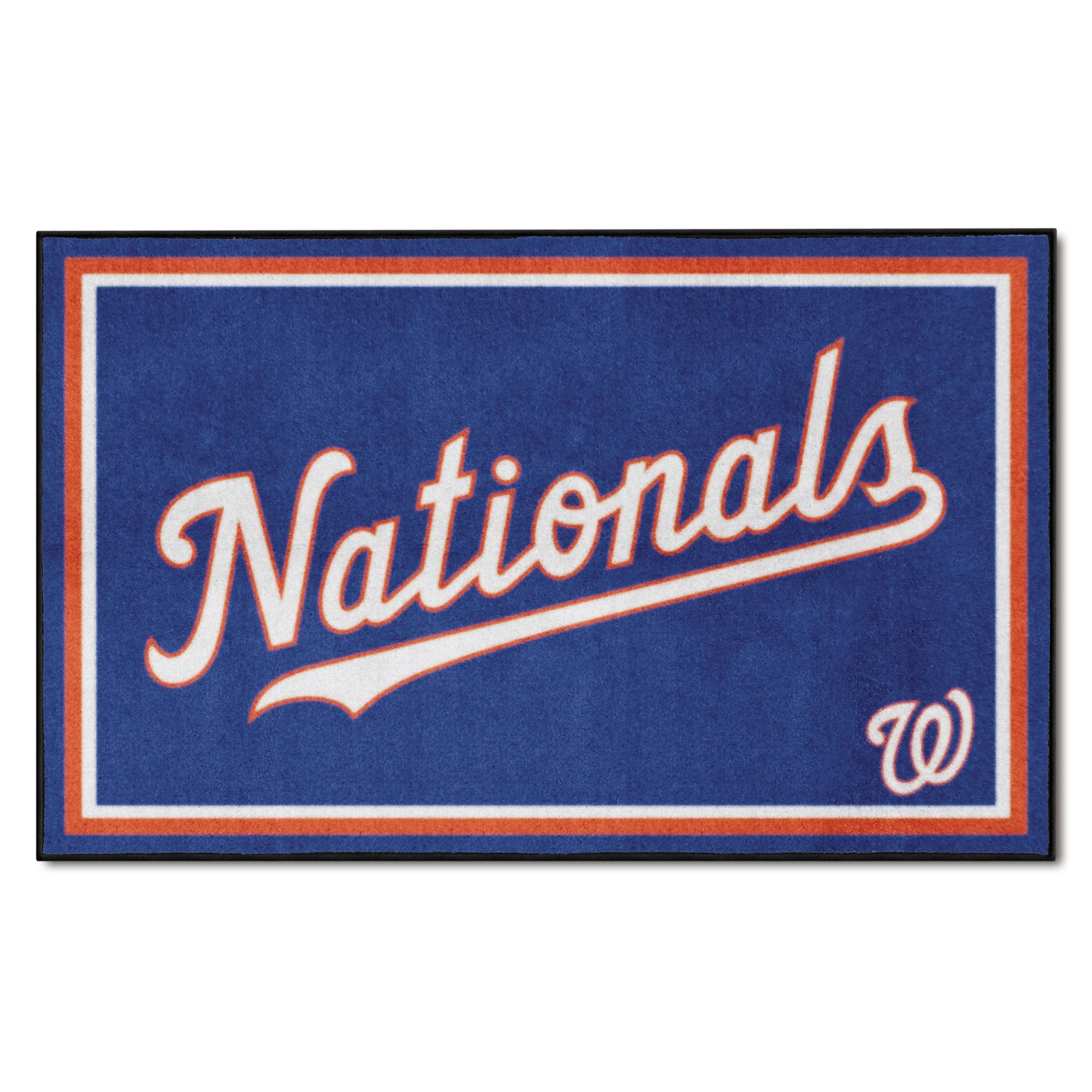 Washington Nationals 4ft. x 6ft. Plush Area Rug