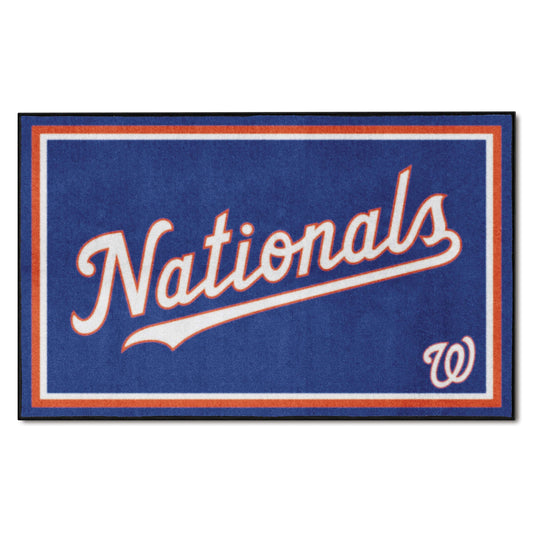 Washington Nationals 4ft. x 6ft. Plush Area Rug