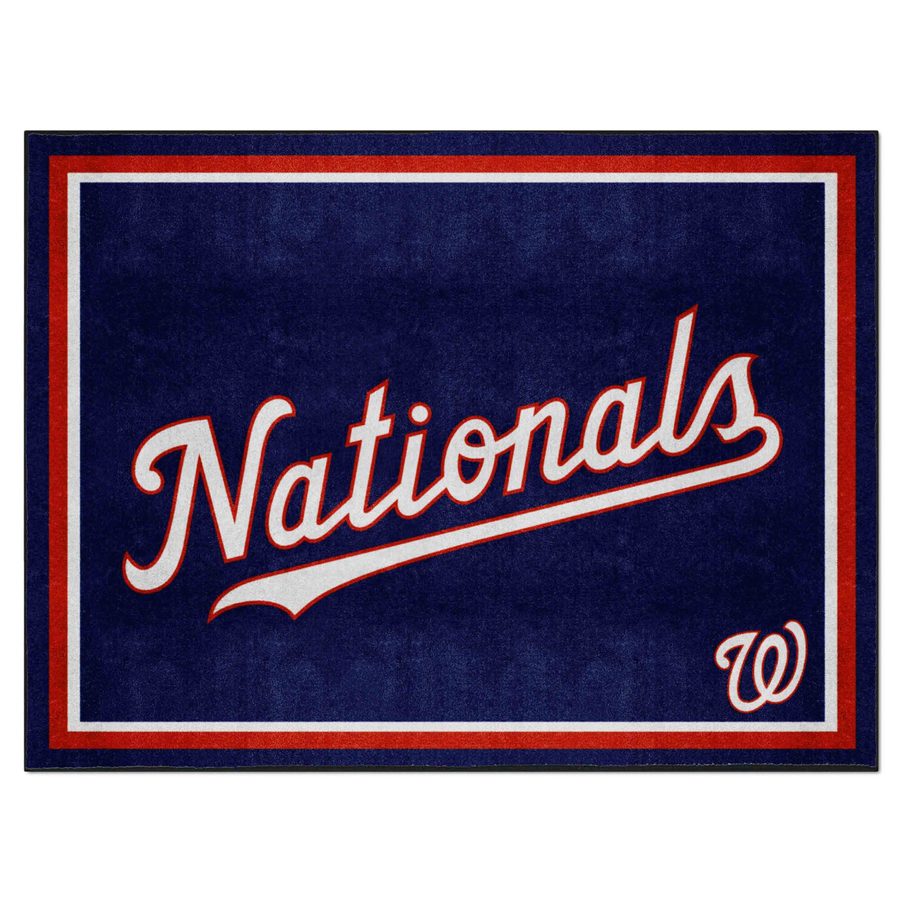 Washington Nationals 8ft. x 10 ft. Plush Area Rug