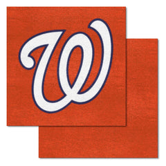 Washington Nationals All Red Team Carpet Tiles - 45 Sq Ft.