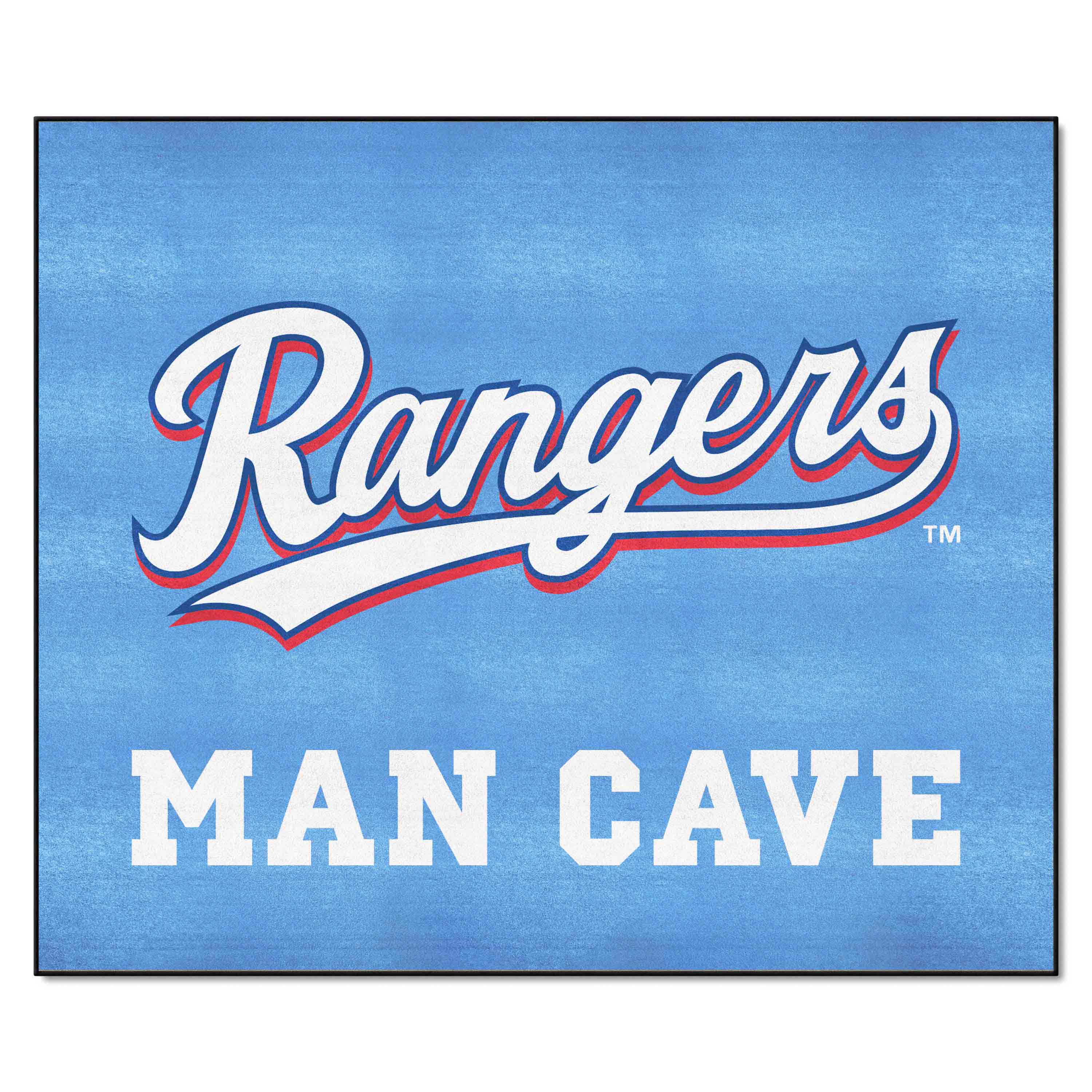 Texas Rangers Man Cave Tailgater Rug - 5ft. x 6ft.