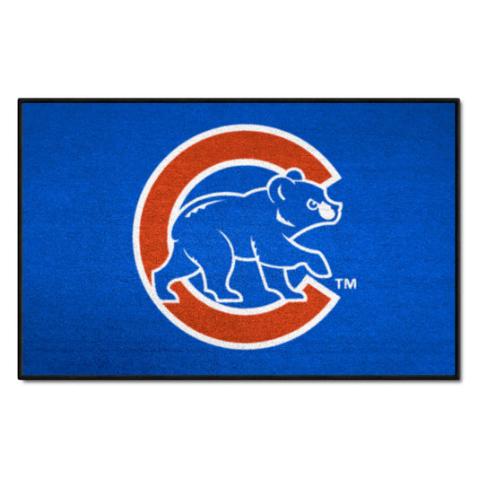 Chicago Cubs Starter Mat Accent Rug - 19in. x 30in. - Chicago Cubs