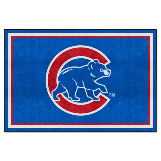 Chicago Cubs 5ft. x 8 ft. Plush Area Rug