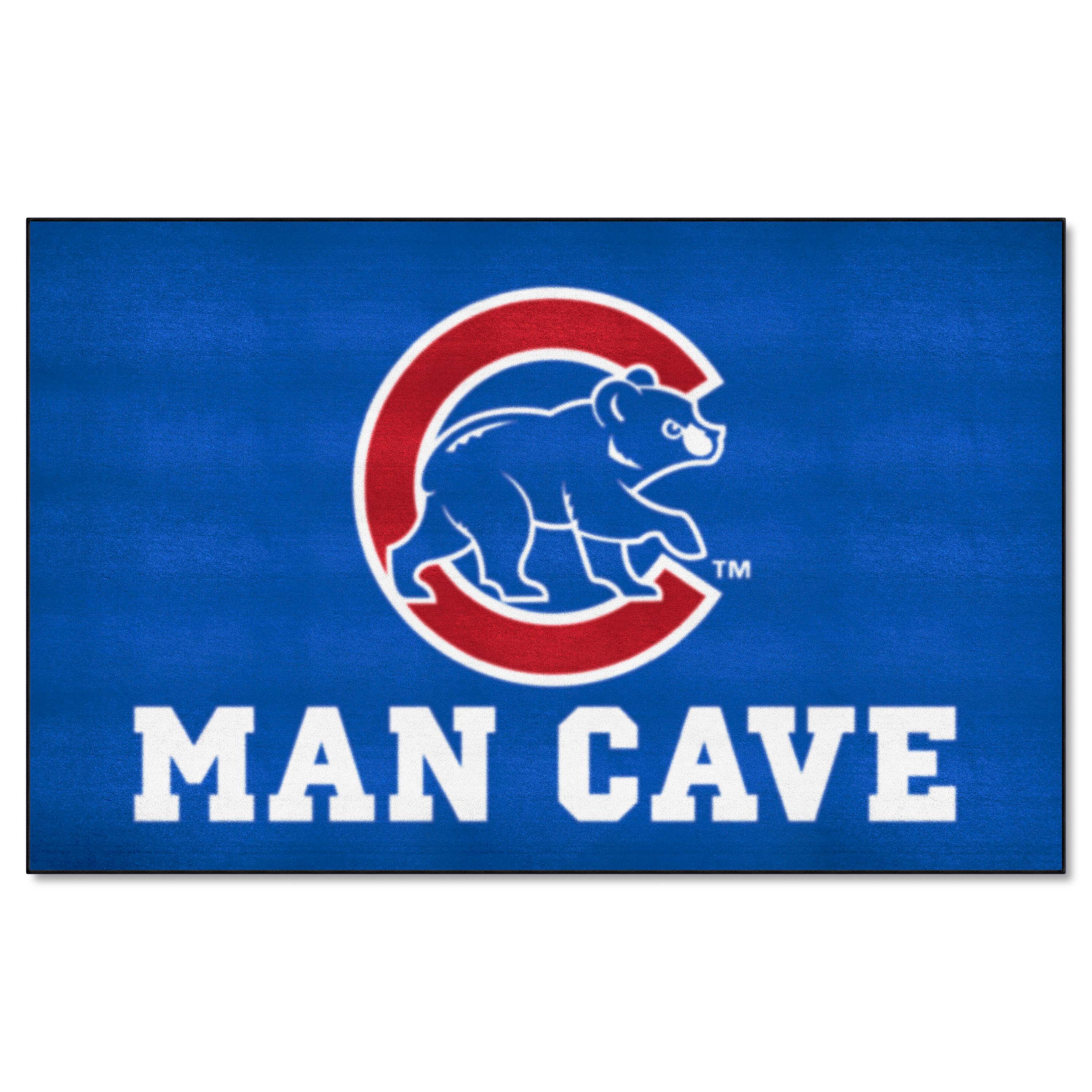 Chicago Cubs Man Cave Ulti-Mat Rug - 5ft. x 8ft.