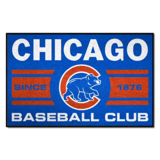 Chicago Cubs Starter Mat Accent Rug - 19in. x 30in. - Chicago Cubs