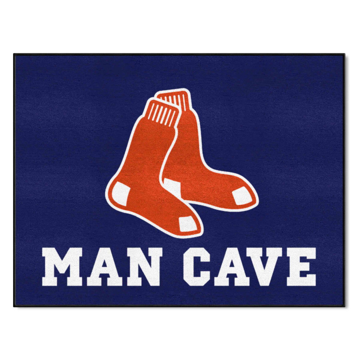 Boston Red Sox Man Cave All-Star Rug - 34 in. x 42.5 in.