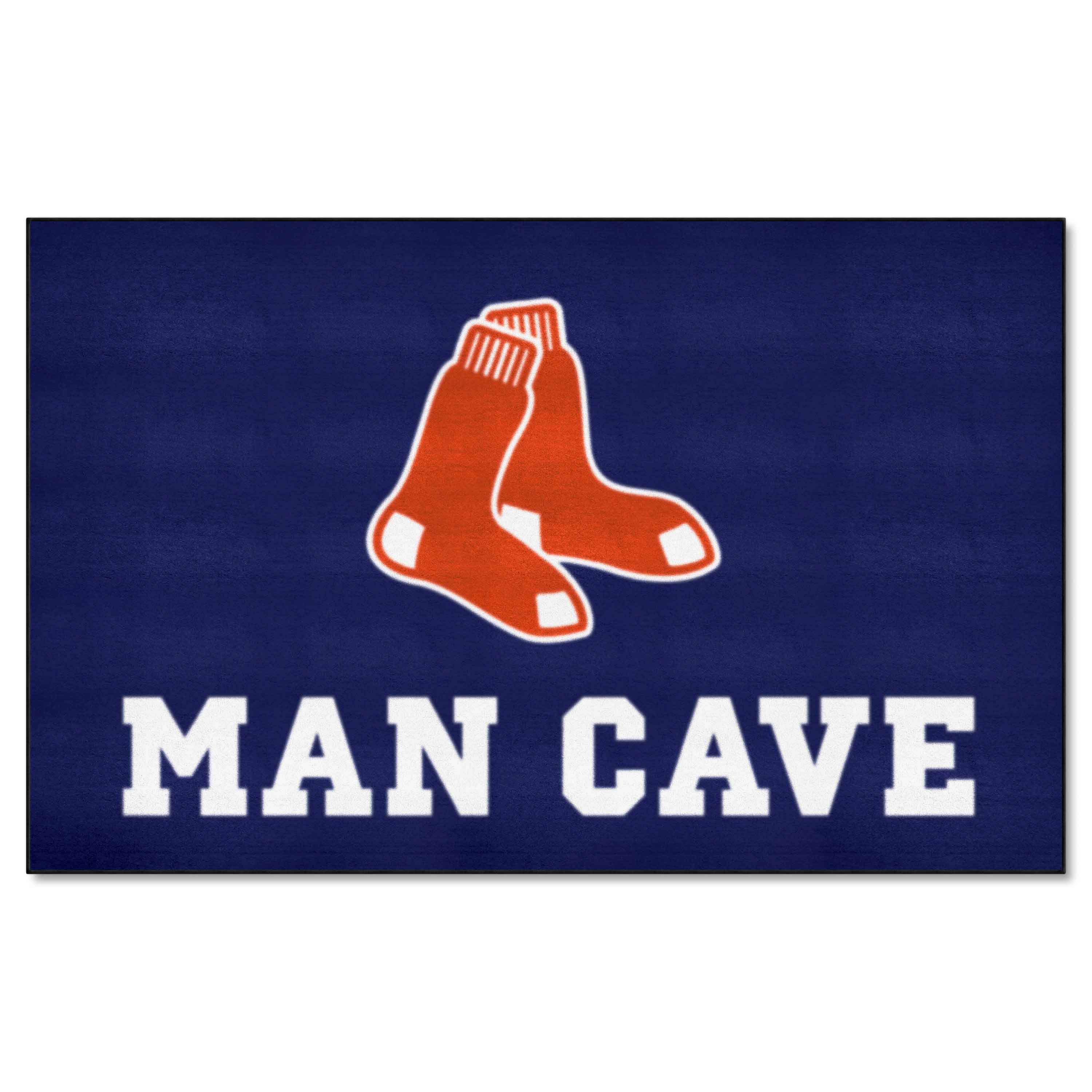 Boston Red Sox Man Cave Ulti-Mat Rug - 5ft. x 8ft.