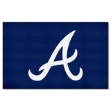 Atlanta Braves Ulti-Mat Rug - 5ft. x 8ft. - Atlanta Braves