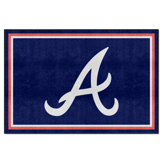 Atlanta Braves 5ft. x 8 ft. Plush Area Rug