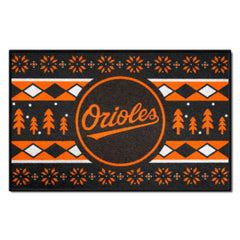 Baltimore Orioles Holiday Sweater Starter Mat Accent Rug - 19in. x 30in. "Orioles" Logo - Baltimore Orioles