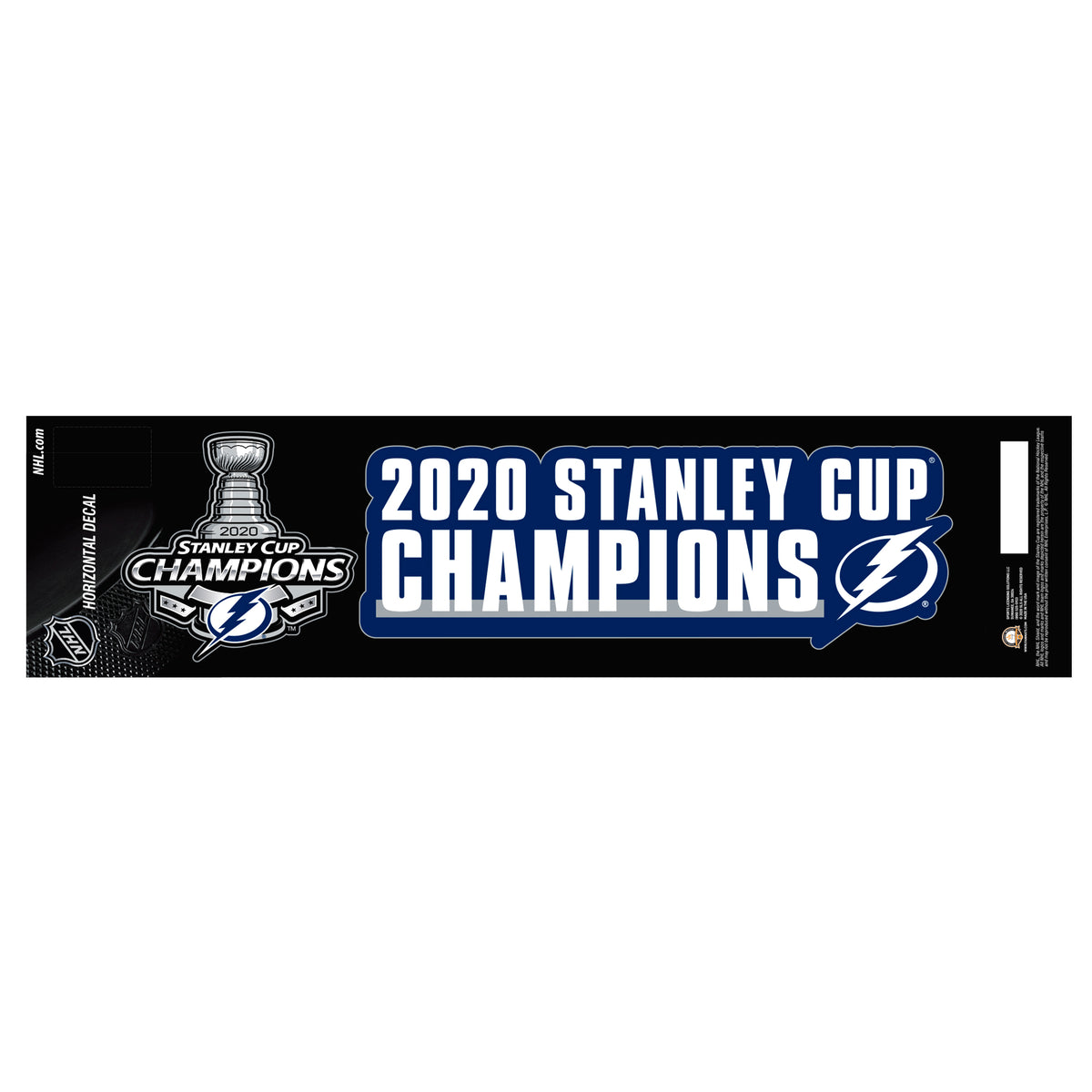 Tampa Bay Lightning 2 Piece Team Slogan Decal Sticker Set