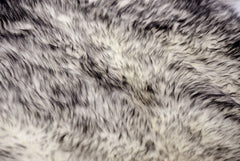 Gradient Grey Animal Print Area Rug