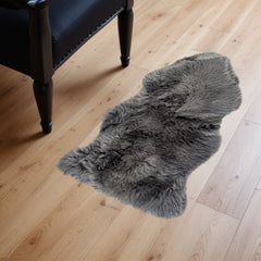 Grey Animal Print Area Rug