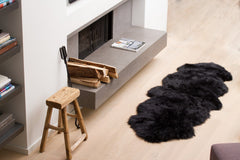 Black Animal Print Area Rug