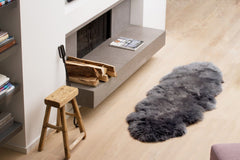 Grey Animal Print Area Rug - Homeroots