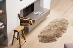 Taupe Animal Print Area Rug