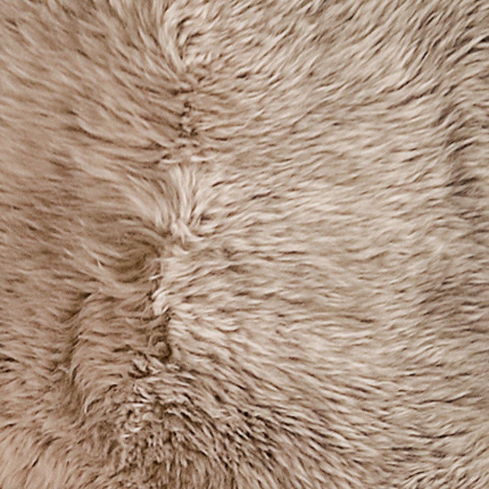 Taupe Animal Print Area Rug