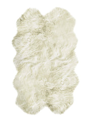 4' X 6' Natural Flokati Genuine Sheepskin Area Rug