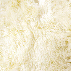 2' X 3' Natural New Zealand Sheepskin Wool Area Rug