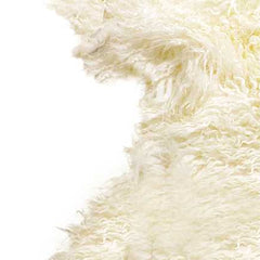 2' X 3' Natural New Zealand Sheepskin Wool Area Rug