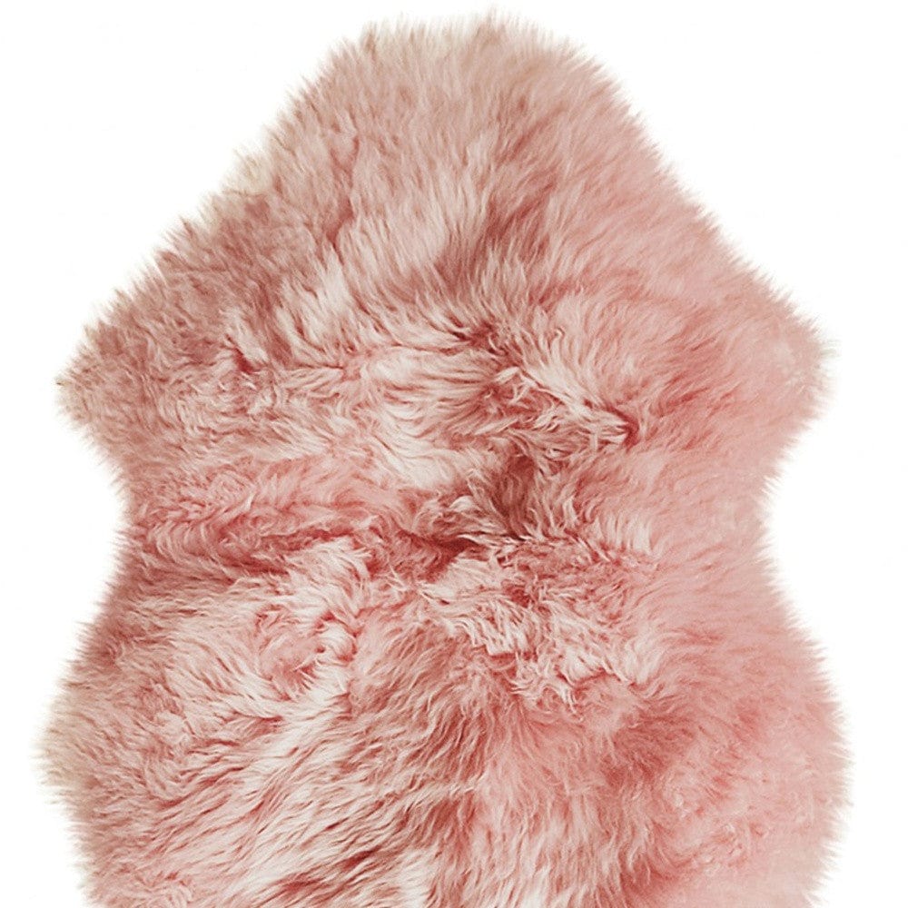 Pink Animal Print Area Rug