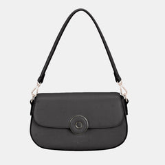 David Jones PU Leather Shoulder Bag - Trendsi