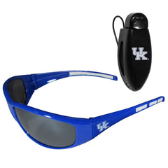 Anteojos de sol envolventes con clip para visera de Kentucky Wildcats