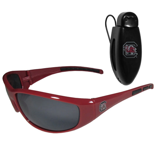 S. Carolina Gamecocks Wrap Sunglass with Visor Clip