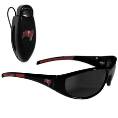 Tampa Bay Buccaneers Wrap Sunglass with Visor Clip