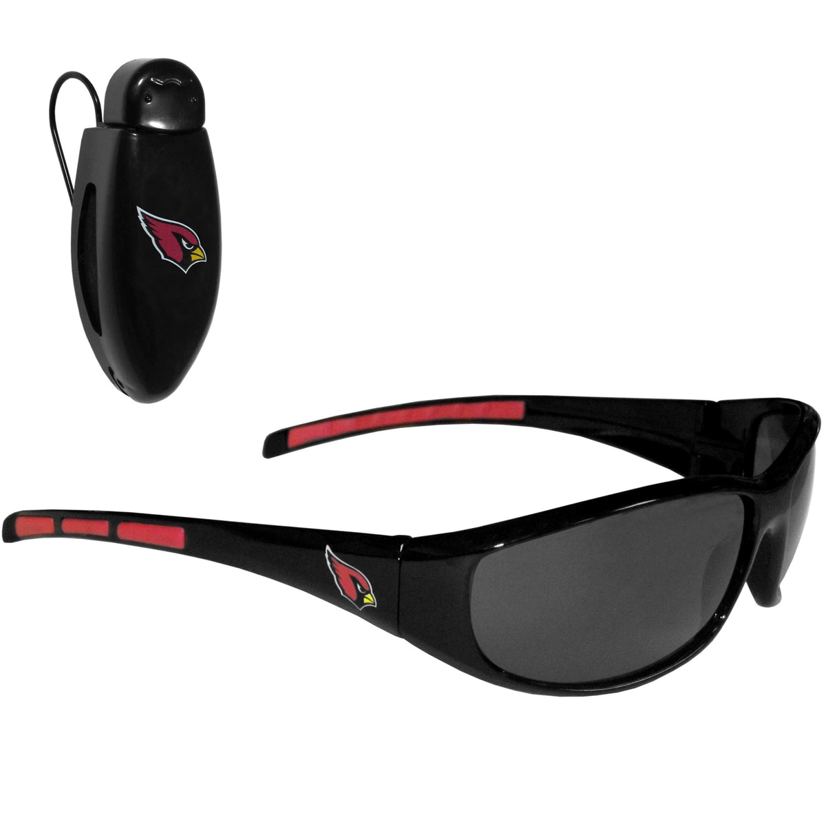 Anteojos de sol envolventes con clip para visera de los Arizona Cardinals