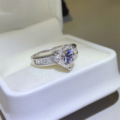 3 Carat Moissanite 925 Sterling Silver Ring Trendsi