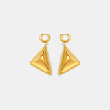 Stainless Steel Triangle Earrings