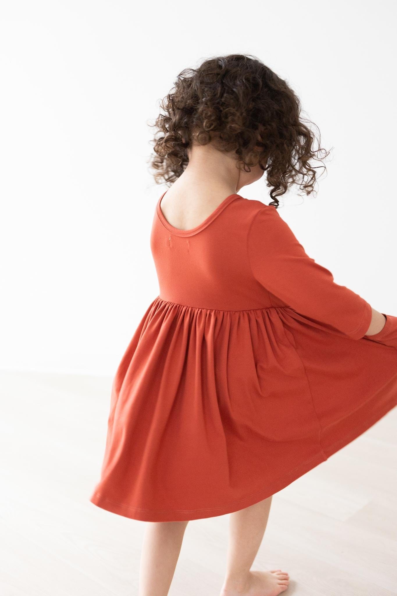 Pumpkin Spice Pocket Twirl Dress - Mila & Rose ®