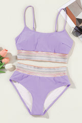 Scoop Neck Spaghetti Strap Bikini Set Trendsi