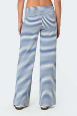 Striped Wide Leg Pants