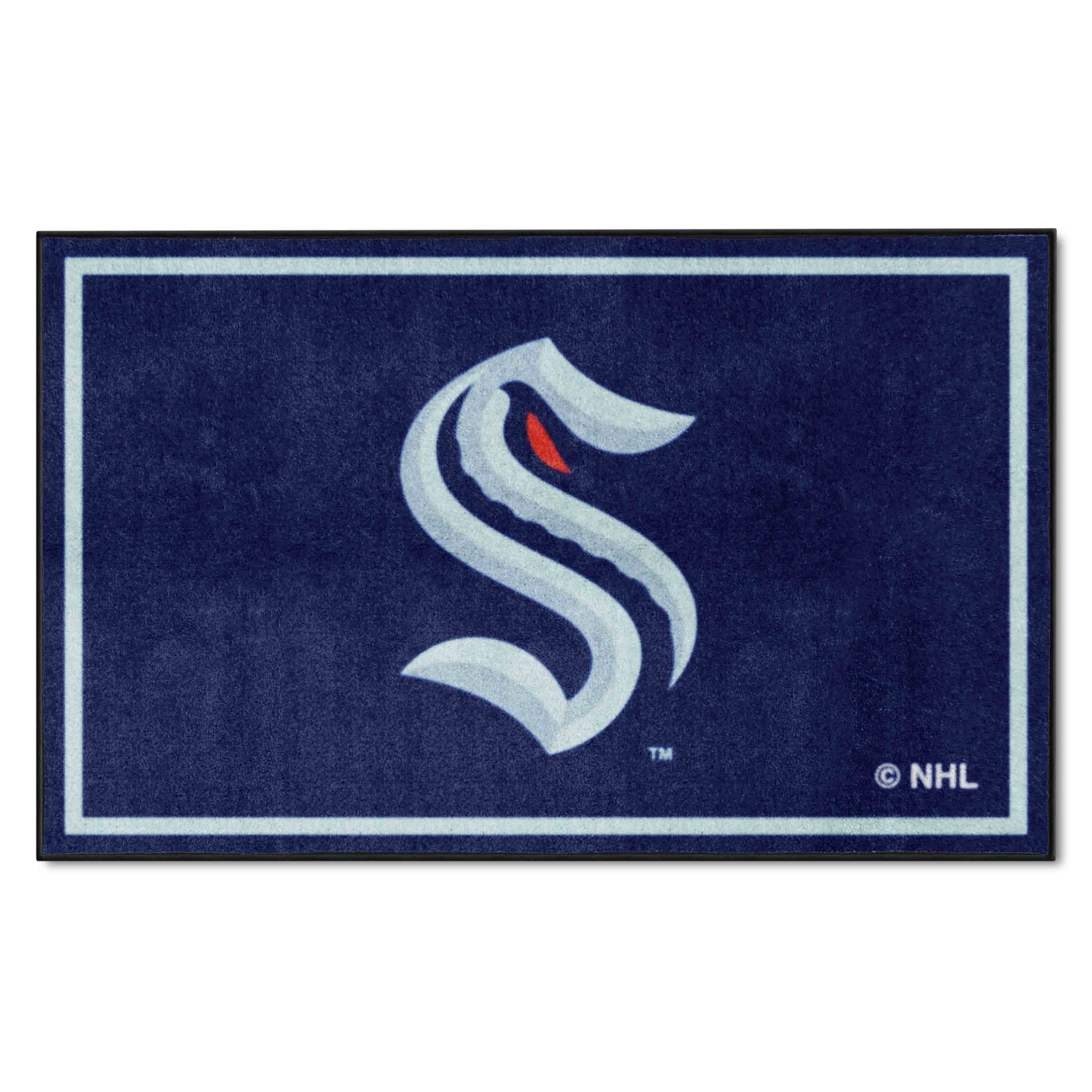 Seattle Kraken 4ft. x 6ft. Plush Area Rug