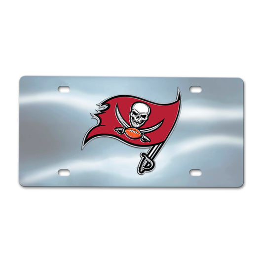 Tampa Bay Buccaneers 3D Stainless Steel License Plate