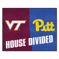 House Divided - Virginia Tech / Pittsburg House Divided House Divided Rug - 34 in. x 42.5 in. - House Divided - Virginia Tech / Pitt