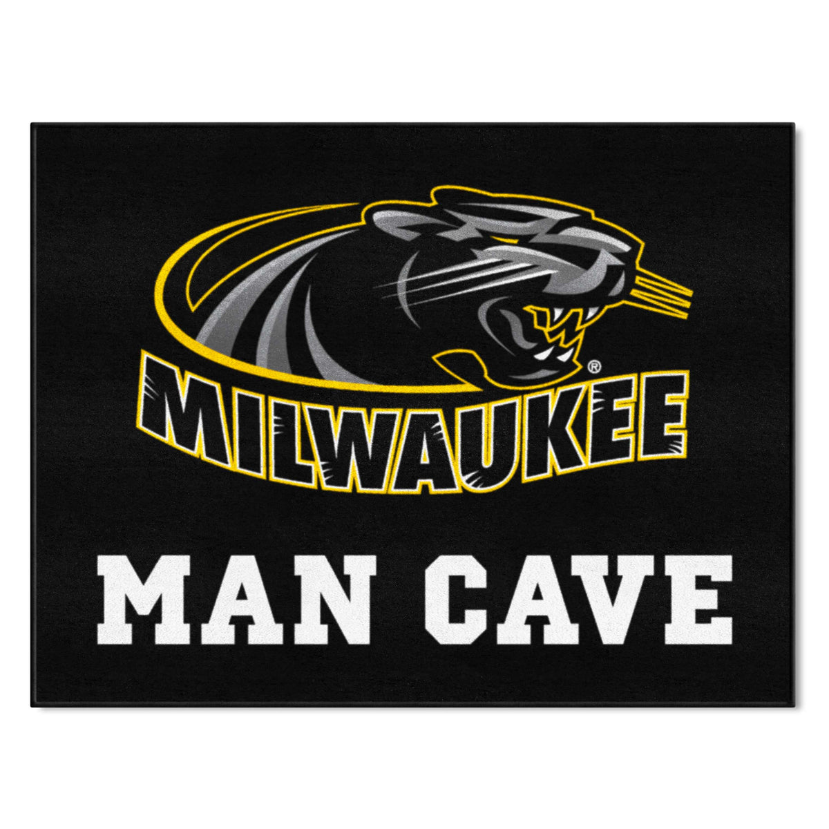 Wisconsin-Milwaukee Panthers Man Cave All-Star Rug - 34 in. x 42.5 in.