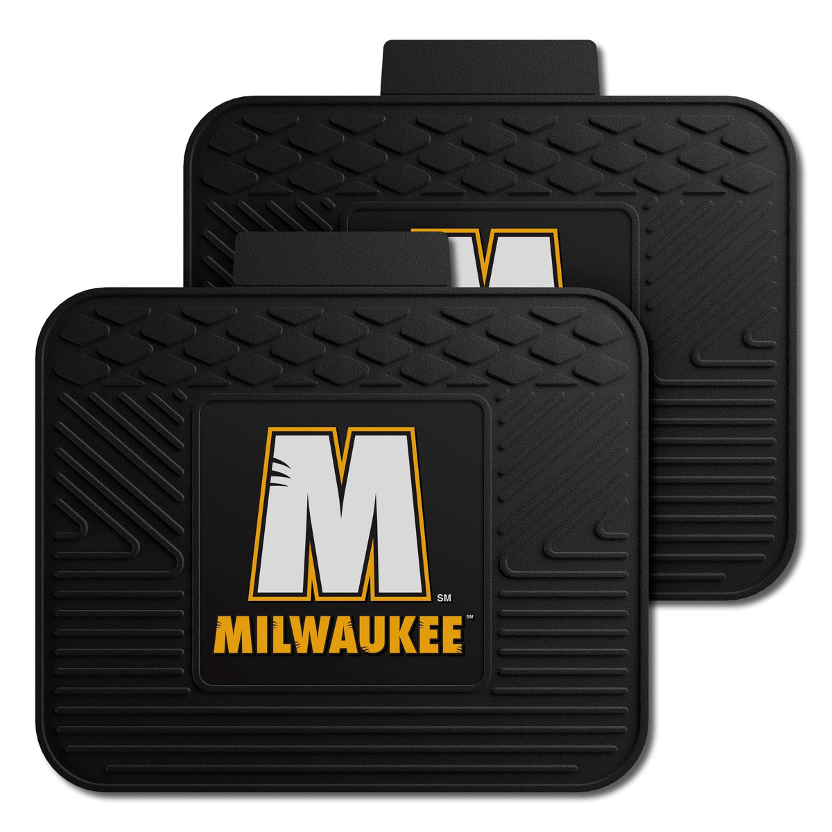 Wisconsin-Milwaukee Panthers Back Seat Car Utility Mats - 2 Piece Set