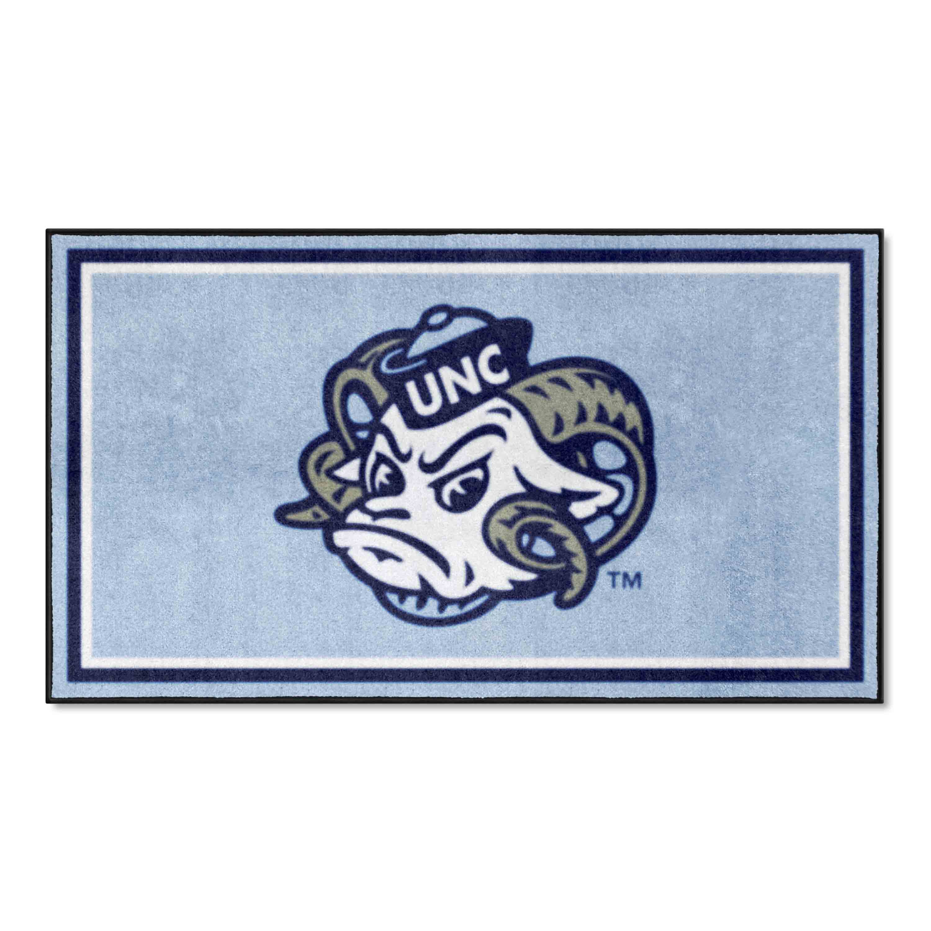 North Carolina Tar Heels 3ft. x 5ft. Plush Area Rug - North Carolina