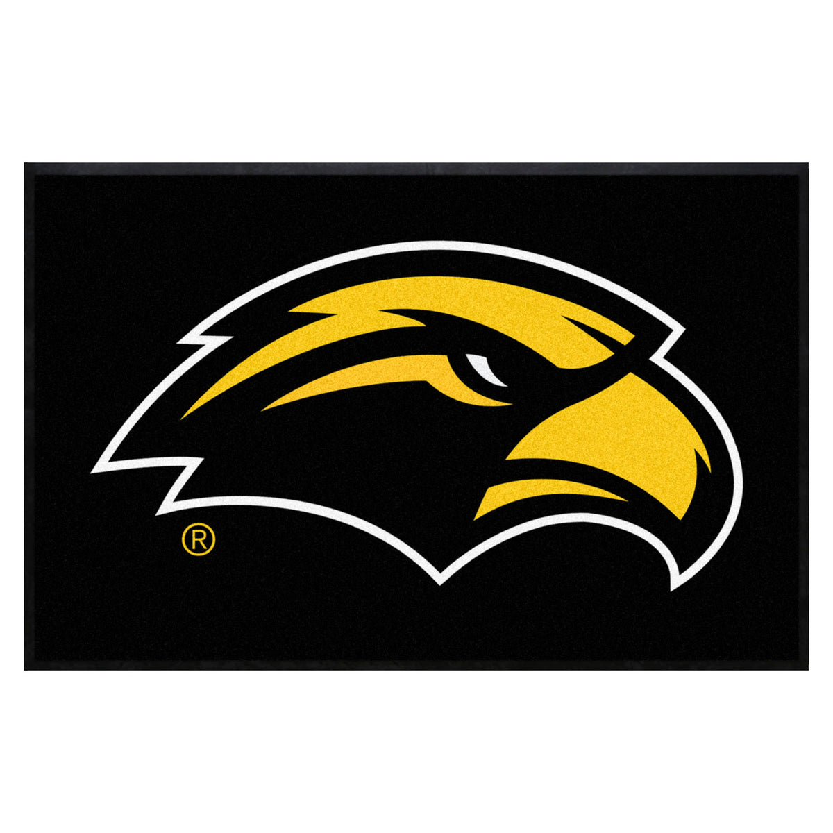 Southern Miss 4X6 High-Traffic Mat with Durable Rubber Backing - Landscape Orientation