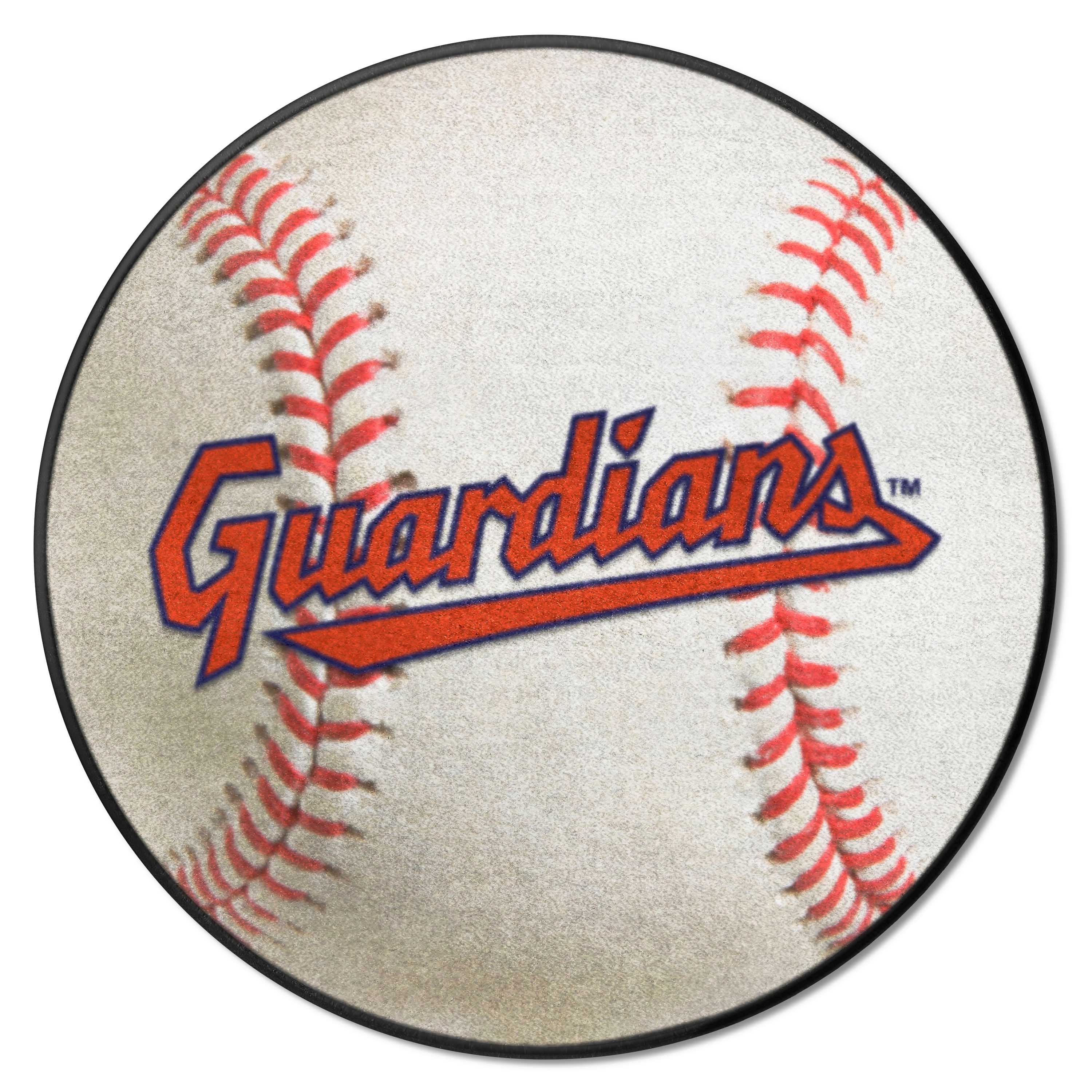 Cleveland Guardians Baseball Rug - 27in. Diameter