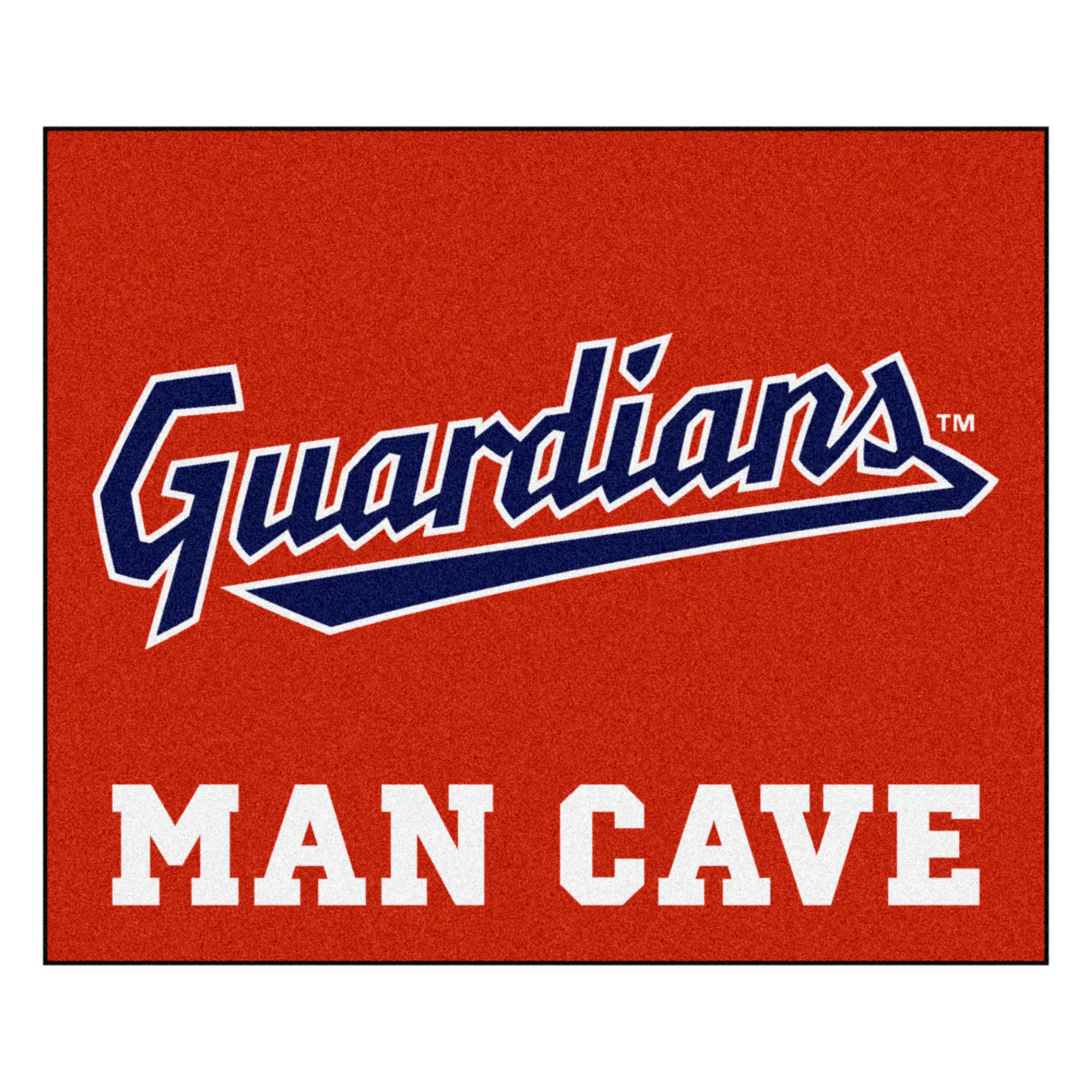 Cleveland Guardians Man Cave Tailgater Rug - 5ft. x 6ft.