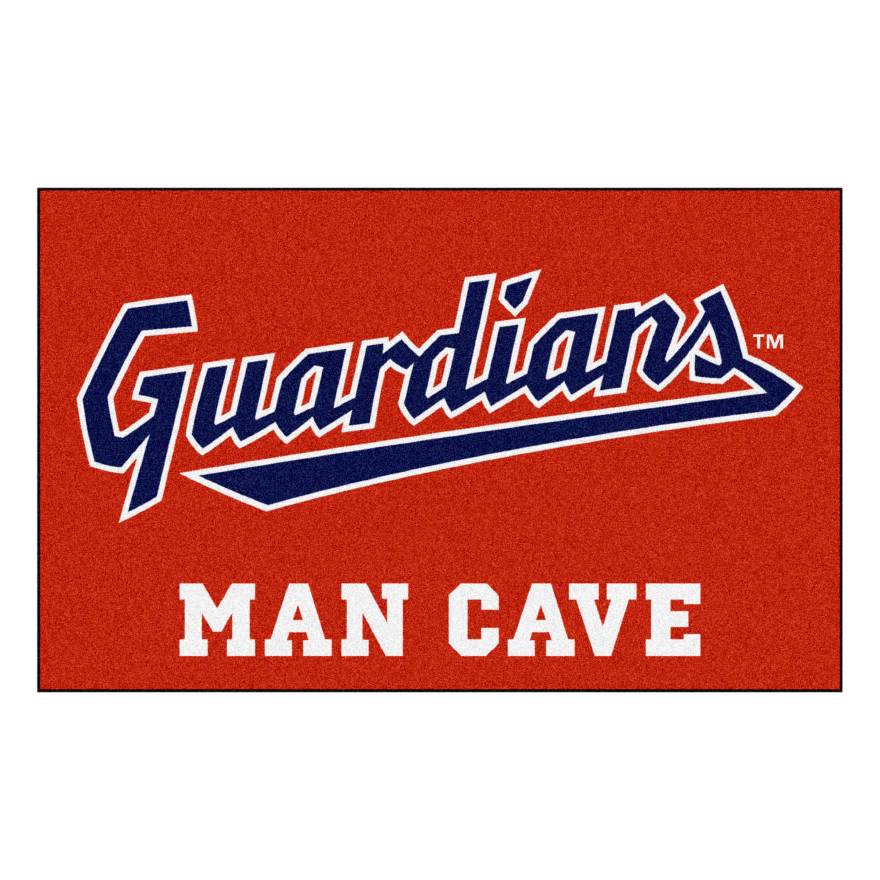 Cleveland Guardians Man Cave Ulti-Mat Rug - 5ft. x 8ft. - Cleveland Guardians