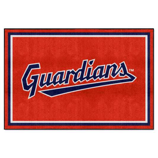 Cleveland Guardians 5ft. x 8 ft. Plush Area Rug